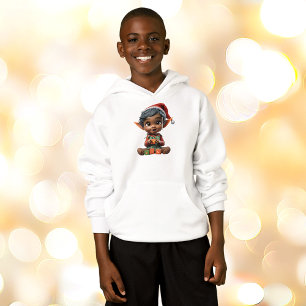 Doll Baby Navidades Elf Boy's Hoodie