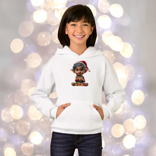 Doll Baby Navidades Elf Chica Hoodie (Subido por el creador)