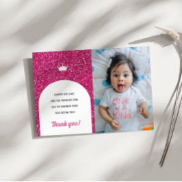 Doll rosa caliente, muñeca de moda gracias tarjeta