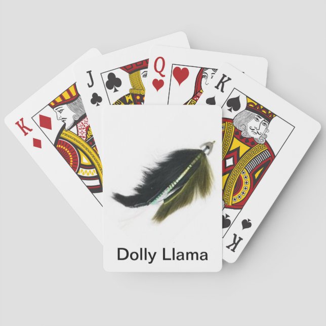 Dolly Llama jugando cartas (Reverso)