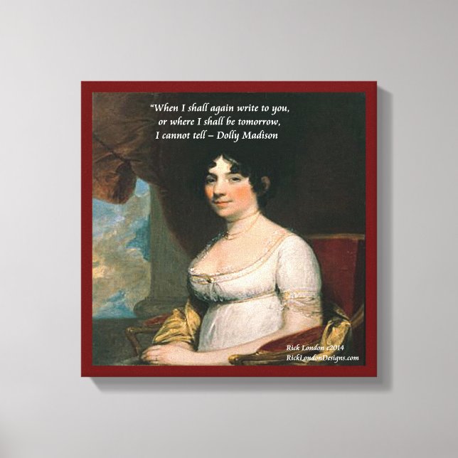 Dolly Madison & Famous Dónde seré la impresión de  (Anverso)