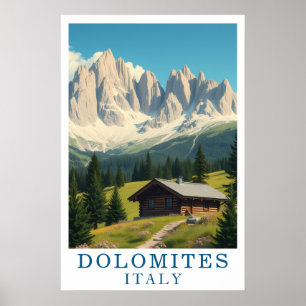 Dolomitas Italia Montaña Cabaña Alpina Arte
