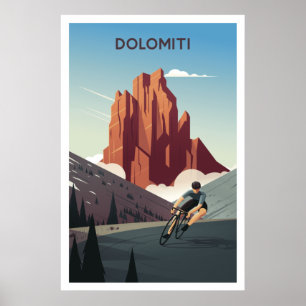 Dolomiti / Dolomitas - Impresión en bicicleta