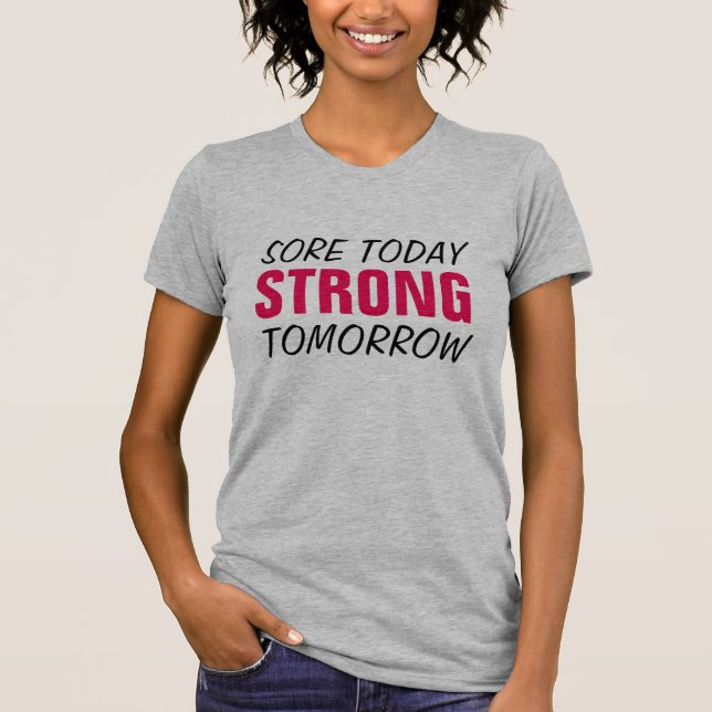 Dolor Hoy Fuerte Mañana Camisa - Motivación De Gim (Anverso)