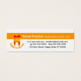 Doloroso dibujo de la designación de dentista dent