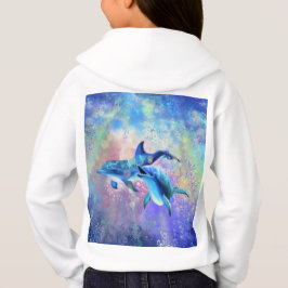 Dolphin Couple Hoodie feliz Familia