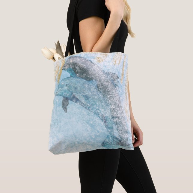 Dolphins Coastal Living | Bolsa de Tote (Detalle)