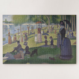 Domingo de Georges Seurat en el rompecabezas de La