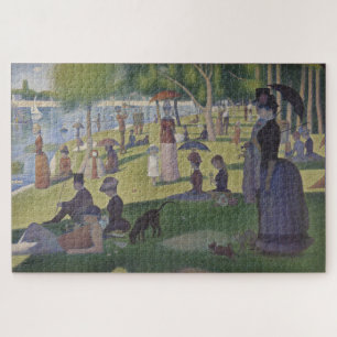 Domingo de Georges Seurat en el rompecabezas de La