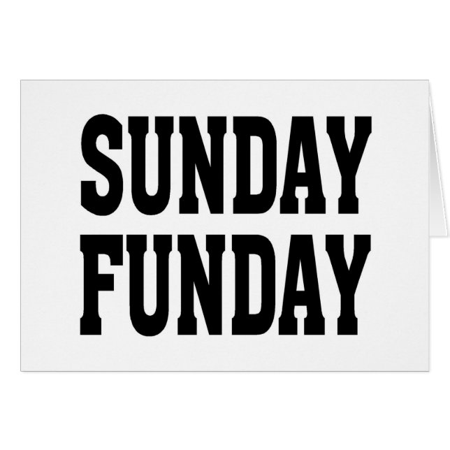 Domingo Funday (Anverso (Horizontal))