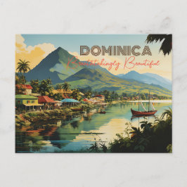 DOMINICA BONITA TARJETA POSTAL