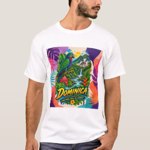 Dominica Buenas Vibraciones Tiene una Camiseta con