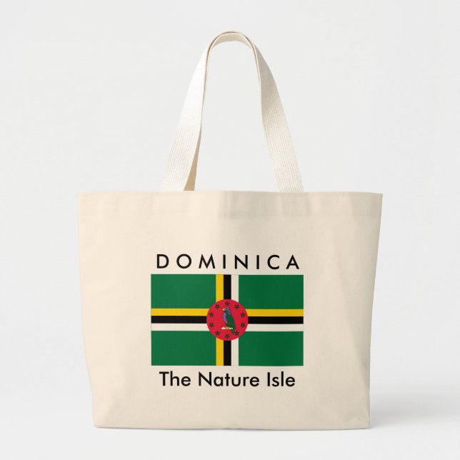 DOMINICA, la isla de la naturaleza - bolso de la (Frente)