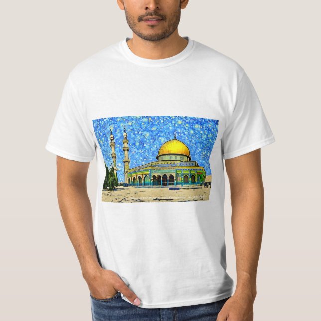 Domo de la roca, Al-Aqsa en una camiseta (Anverso)