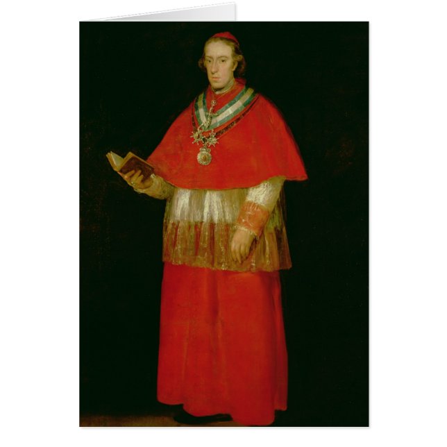 Don cardinal Luis de Borbón c.1800 (Frente)