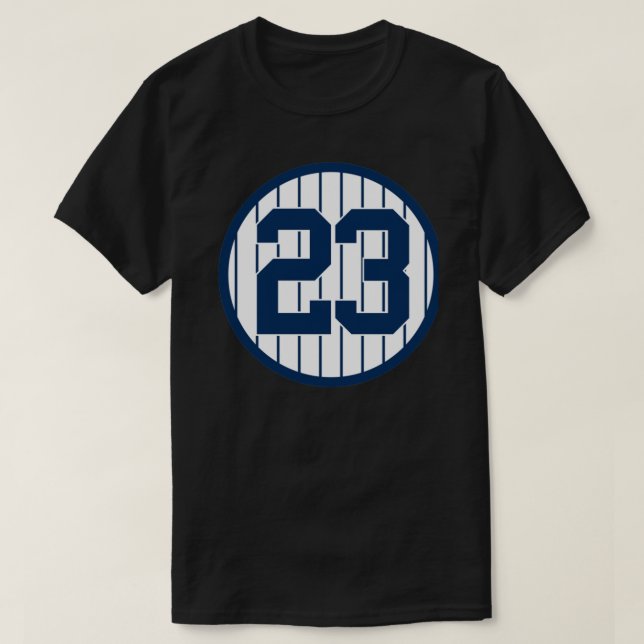 Don Mattingle 23 Jersey Number Classic T-Shirt.p (Diseño del anverso)