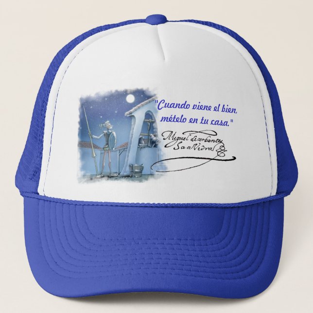 DON QUIJOTE - SANCHO - Cervantes - Gorra Visera (Anverso)