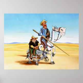 DON QUIJOTE & SANCHO - IMPRESIÓN DE CANVAS