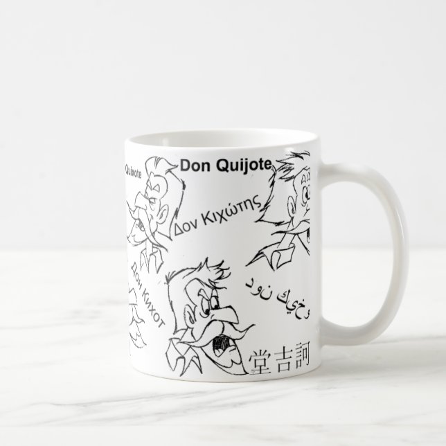 DON QUIJOTE - taza de la taza (Derecha)