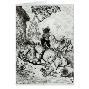 Don Quijote y los molinoes de viento