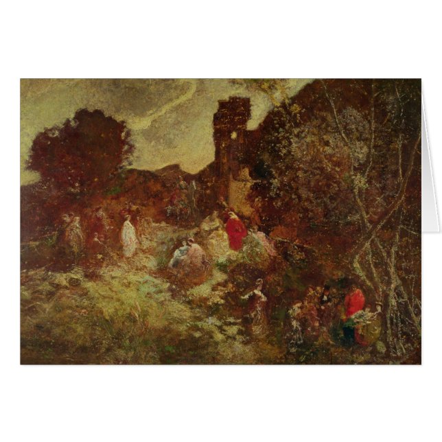 Don Quijote y Sancho Panza, c.1865 (Anverso (Horizontal))