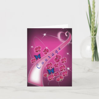 Donación de tarjeta de nota de valor para cáncer d