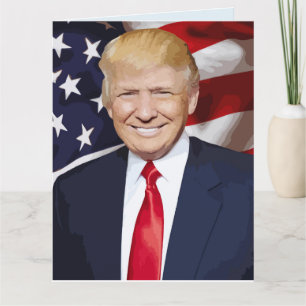 DONAD TRUMP TREMENDA GRAN TARJETA DE CUMPLEAÑOS