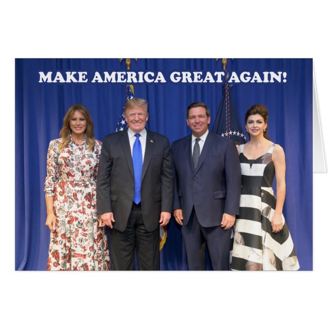 Donald & Melania, Ron & Casey - MAGA (Anverso (Horizontal))