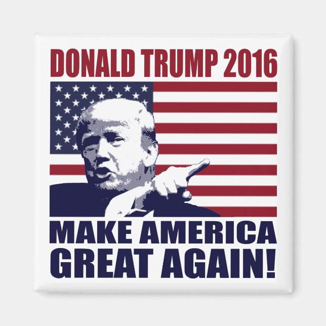 Donald Trump 2016 para el imán presidencial (Frente)