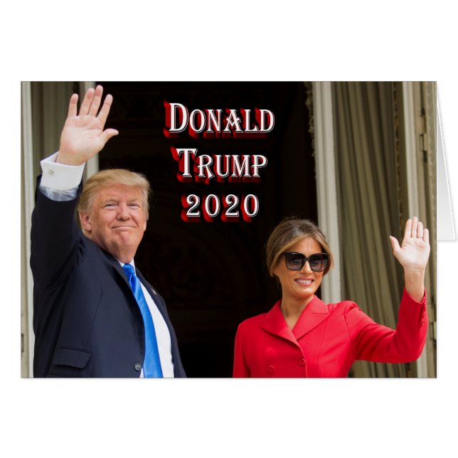 Donald Trump 2020 - Con Melania (Anverso (Horizontal))