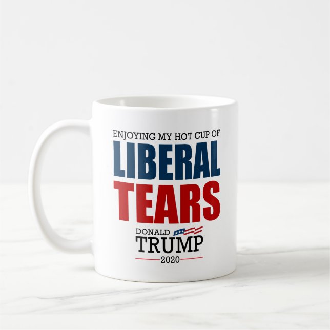Donald Trump 2020 que goza de mi taza de RASGONES (Izquierda)