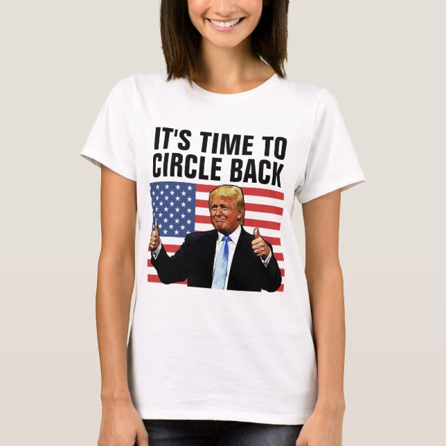 DONALD TRUMP 2024 HORA DE CIRCULAR CAMISETAS DE RE (Anverso)