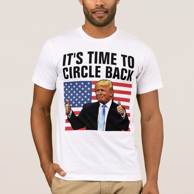 DONALD TRUMP 2024 HORA DE CIRCULAR CAMISETAS DE RE (Anverso)