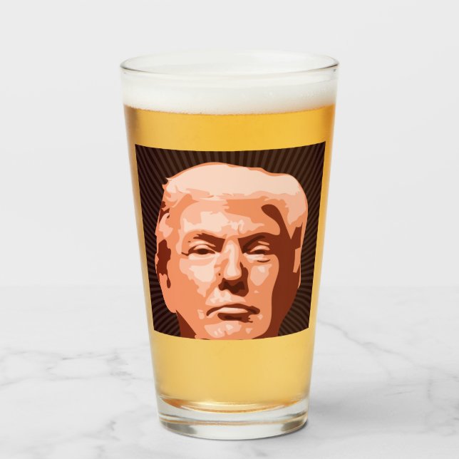 DONALD TRUMP BEER TUMBLER PARA EL DÍA DEL PADRE (Anverso (lleno))