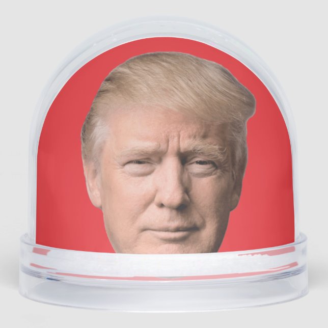 DONALD TRUMP CHRISTMAS SNOW GLOBE (Anverso)
