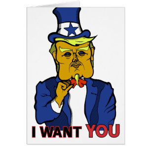 Donald Trump como tío Sam