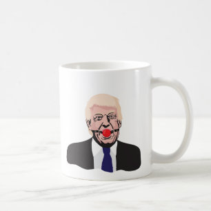 Donald Trump con una bola de la mordaza - taza de