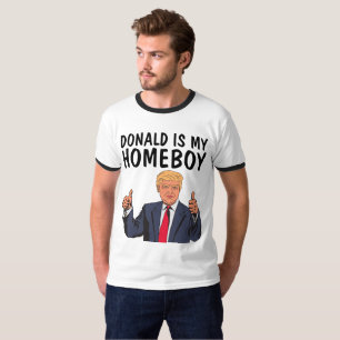 DONALD TRUMP ES MI Camiseta HOMEBOY Funny