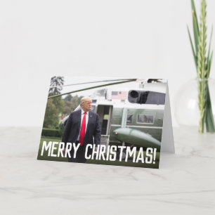 Donald Trump fuerza Feliz Navidad