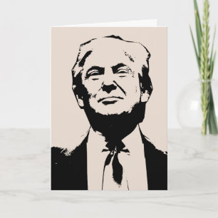 DONALD TRUMP FUNNY FELIZ TARJETAS DE REUNIÓN DE CU