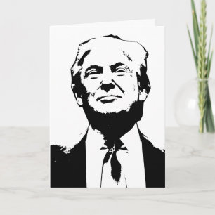 DONALD TRUMP FUNNY FELIZ TARJETAS DE REUNIÓN DE CU
