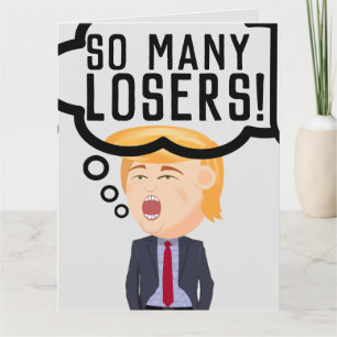 DONALD TRUMP FUNNY GRAN TARJETA DE CUMPLEAÑOS "¡PE