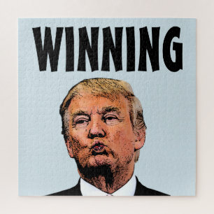 DONALD TRUMP GANANDO KISS JIGSAW PUZZLE