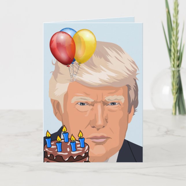 DONALD TRUMP Graciosas tarjetas de felicitación de (Anverso)