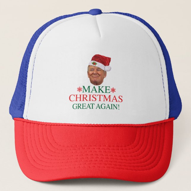 Donald Trump - haga navidad el gran otra vez gorra (Anverso)