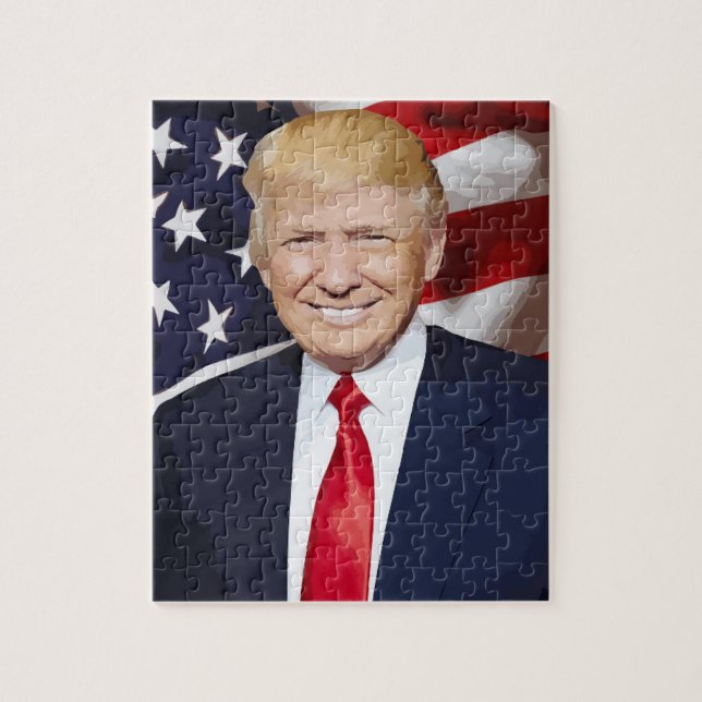 DONALD TRUMP HANDSOME RETRATO rompecabezas rompeca (Vertical)