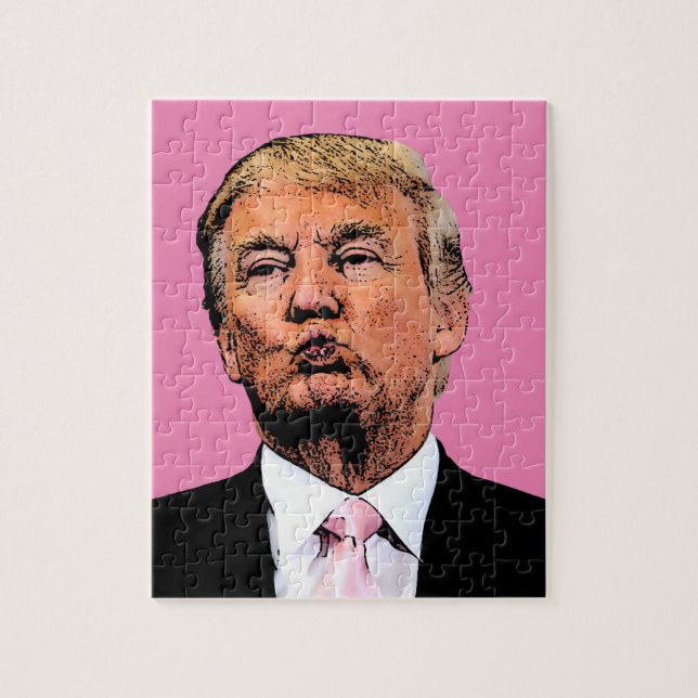 DONALD TRUMP KISS JIGSAW PUZZLE DESAFÍO (Vertical)