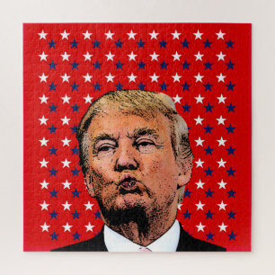 DONALD TRUMP KISS JIGSAW PUZZLE DIFÍCIL