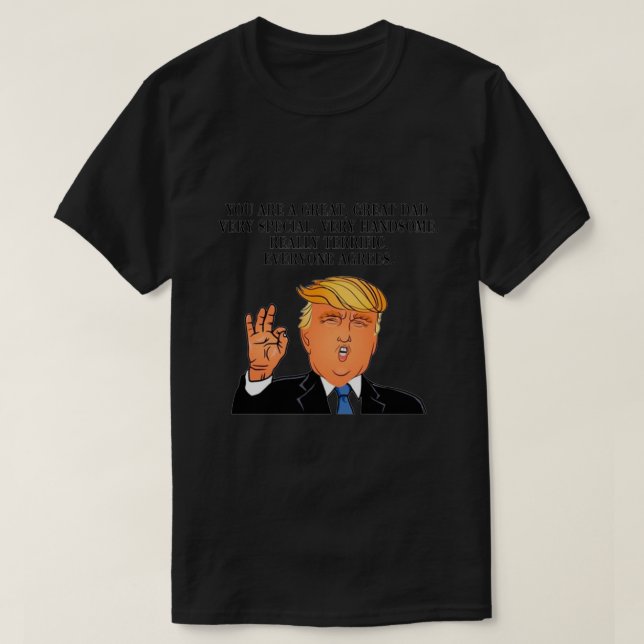 Donald Trump: la camiseta esencial del mejor padre (Diseño del anverso)