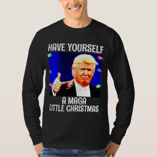 DONALD TRUMP MAGA PEQUEÑAS Camisetas Navidades